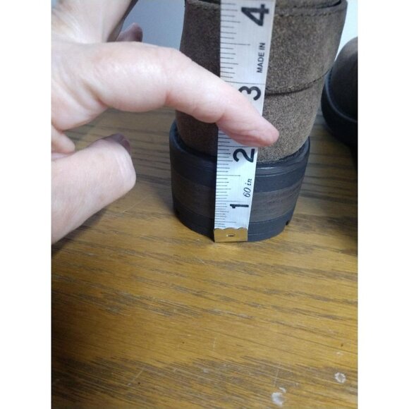 Carlos By Carlos Santana Womens Brown Suede Knee-High Sabina Boots 7.5M With Buc - Picture 6 of 14